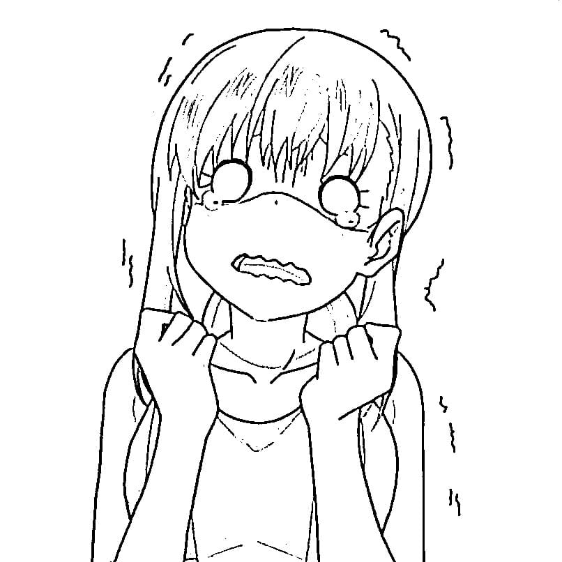 Coloriage Maki Oze Effrayante