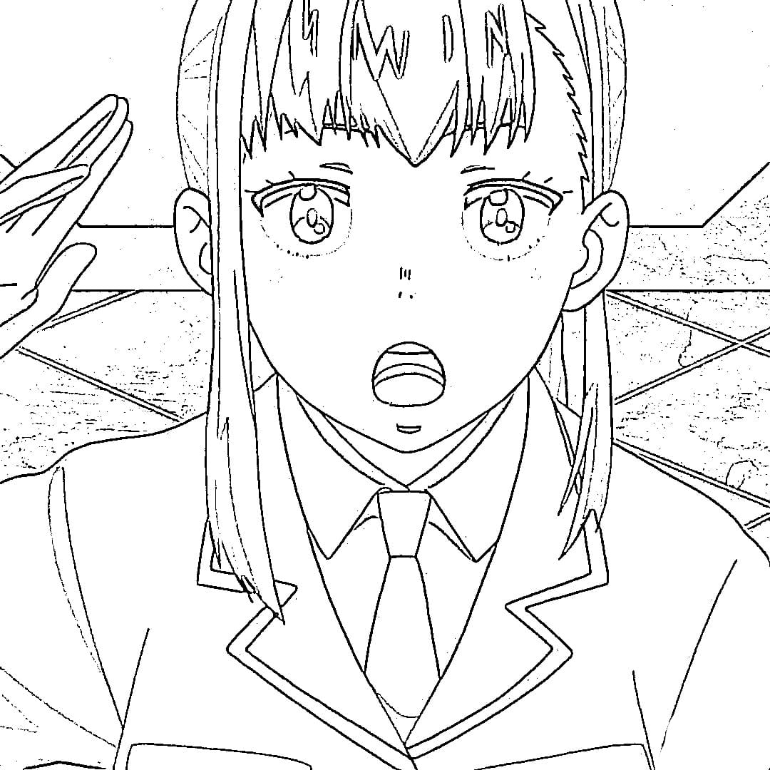 Coloriage Maki Oze Incroyable