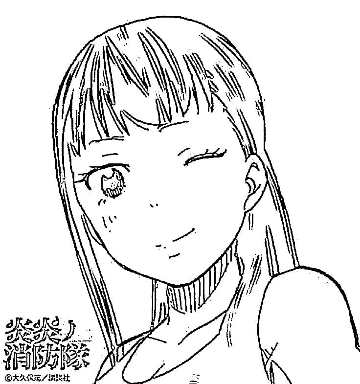 Coloriage Maki Oze Mignonne
