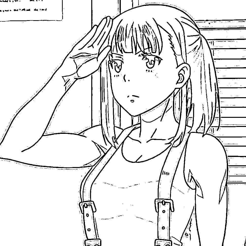 Coloriage Maki Oze très cool