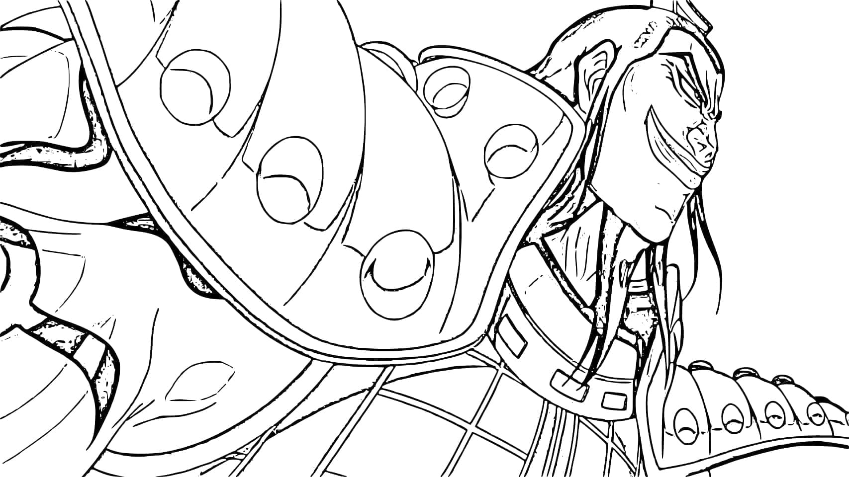 Coloriage Ou Ki de Kingdom