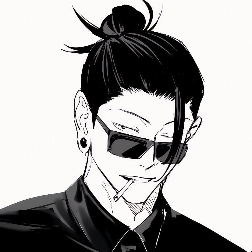 Coloriage Suguru Geto est cool