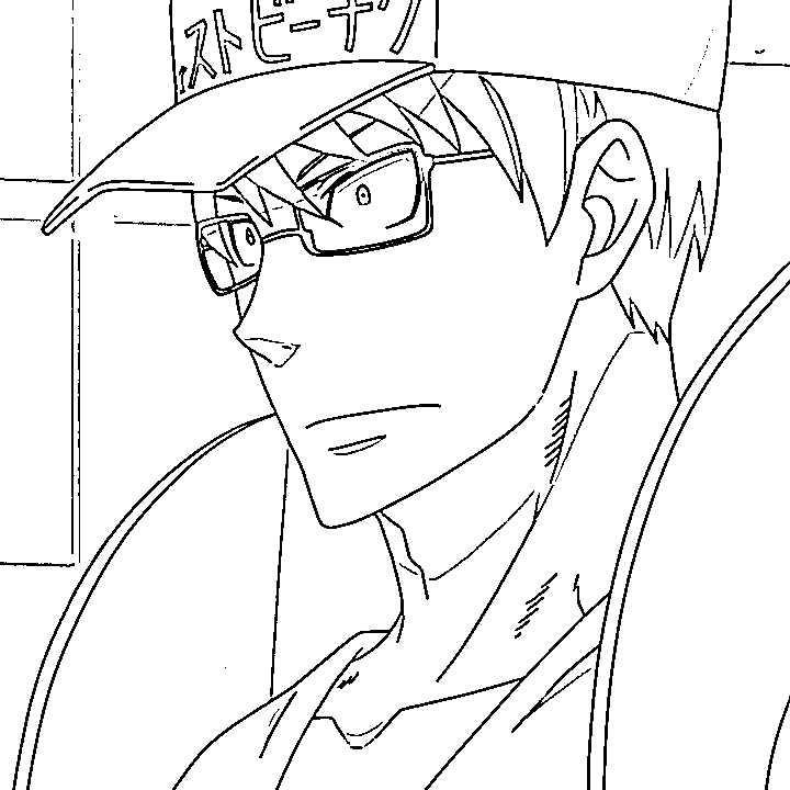 Coloriage Takehisa Hinawa bon