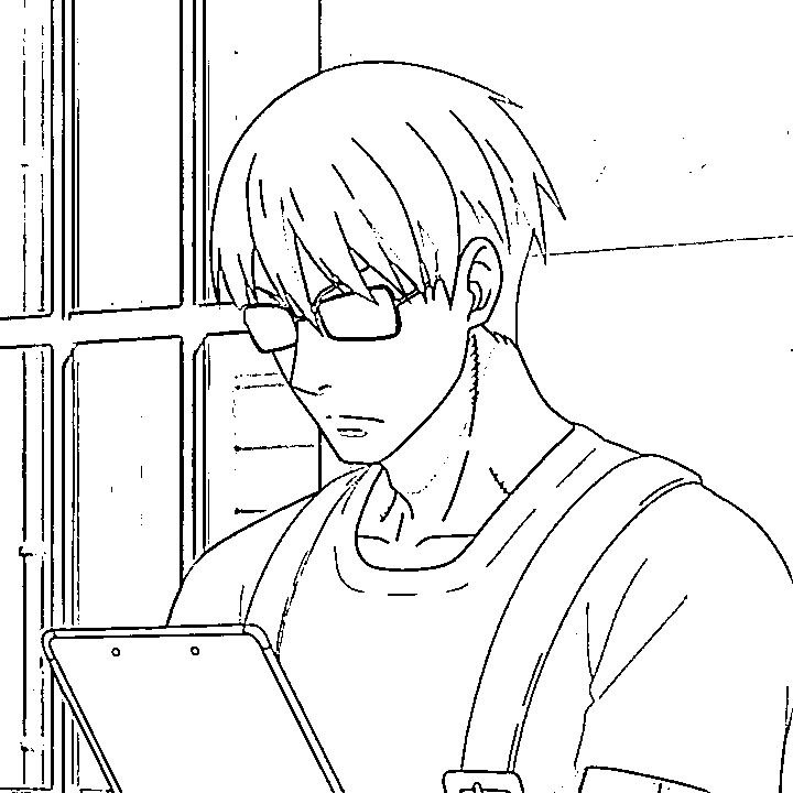 Coloriage Takehisa Hinawa