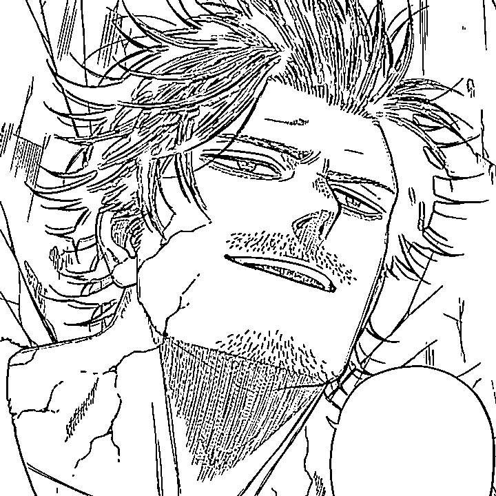 Coloriage Yami Sukehiro diable