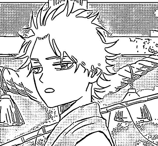 Coloriage Yami Sukehiro enfant