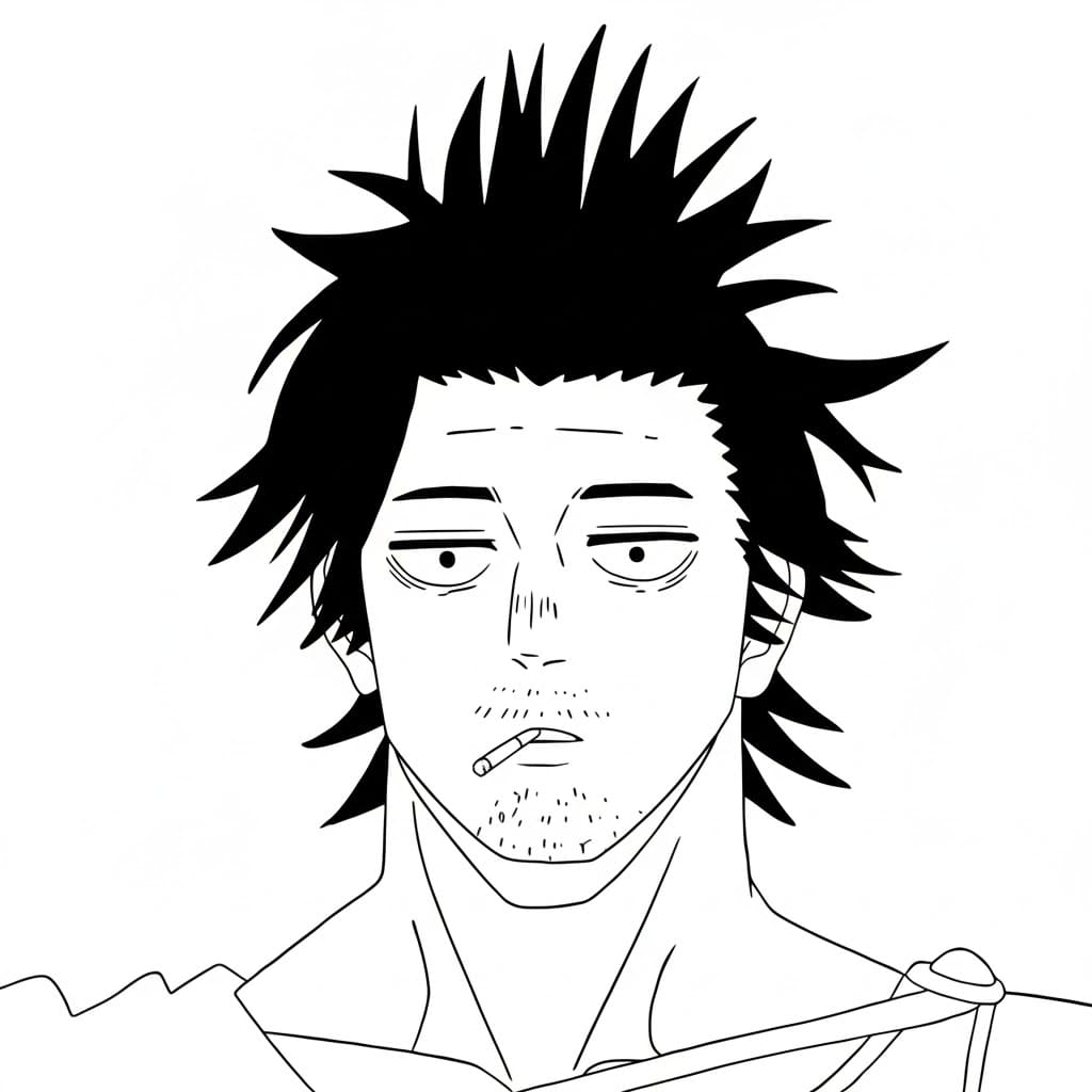 Coloriage Yami Sukehiro