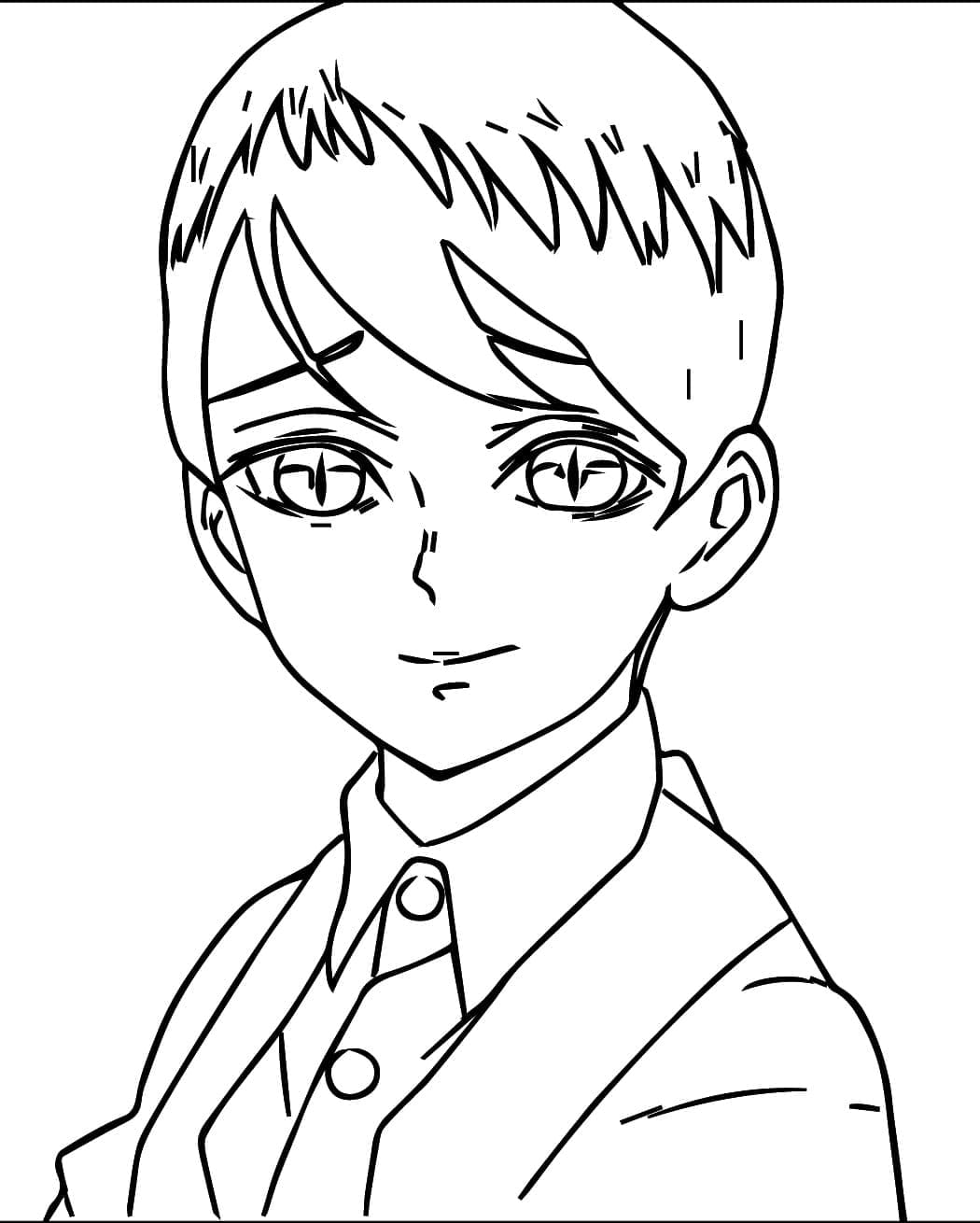 Coloriage Yushiro à imprimer