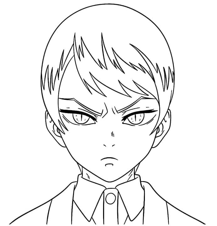 Coloriage Yushiro de Demon Slayer
