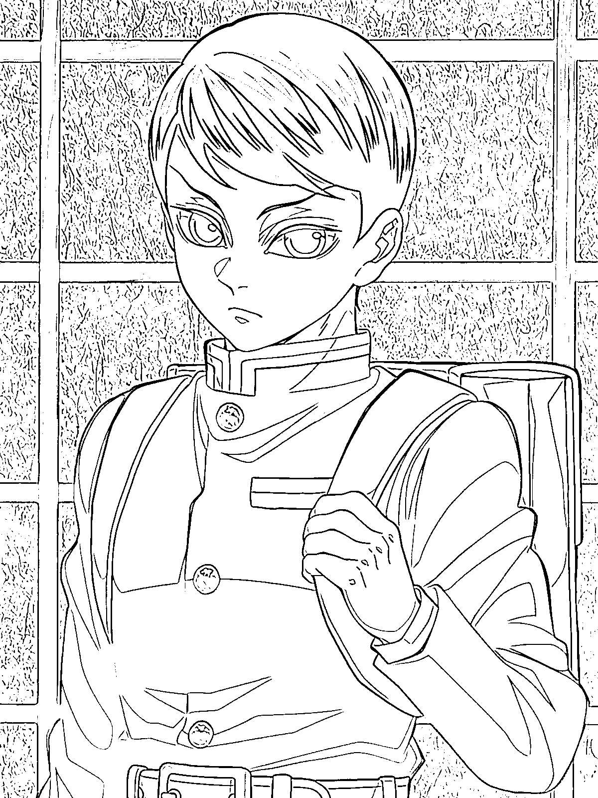 Coloriage Yushiro est cool