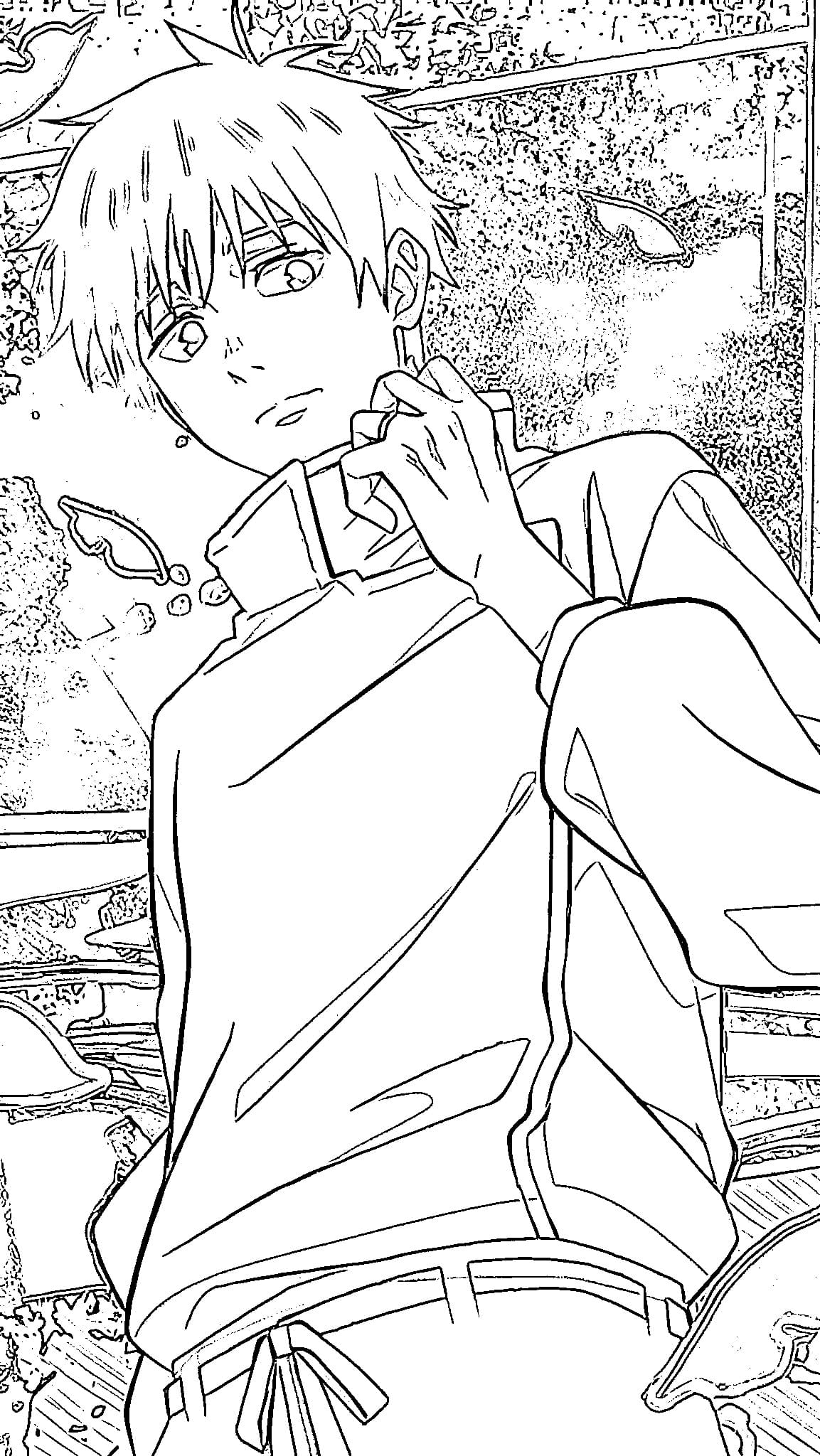 Coloriage Yuta Okkotsu beau