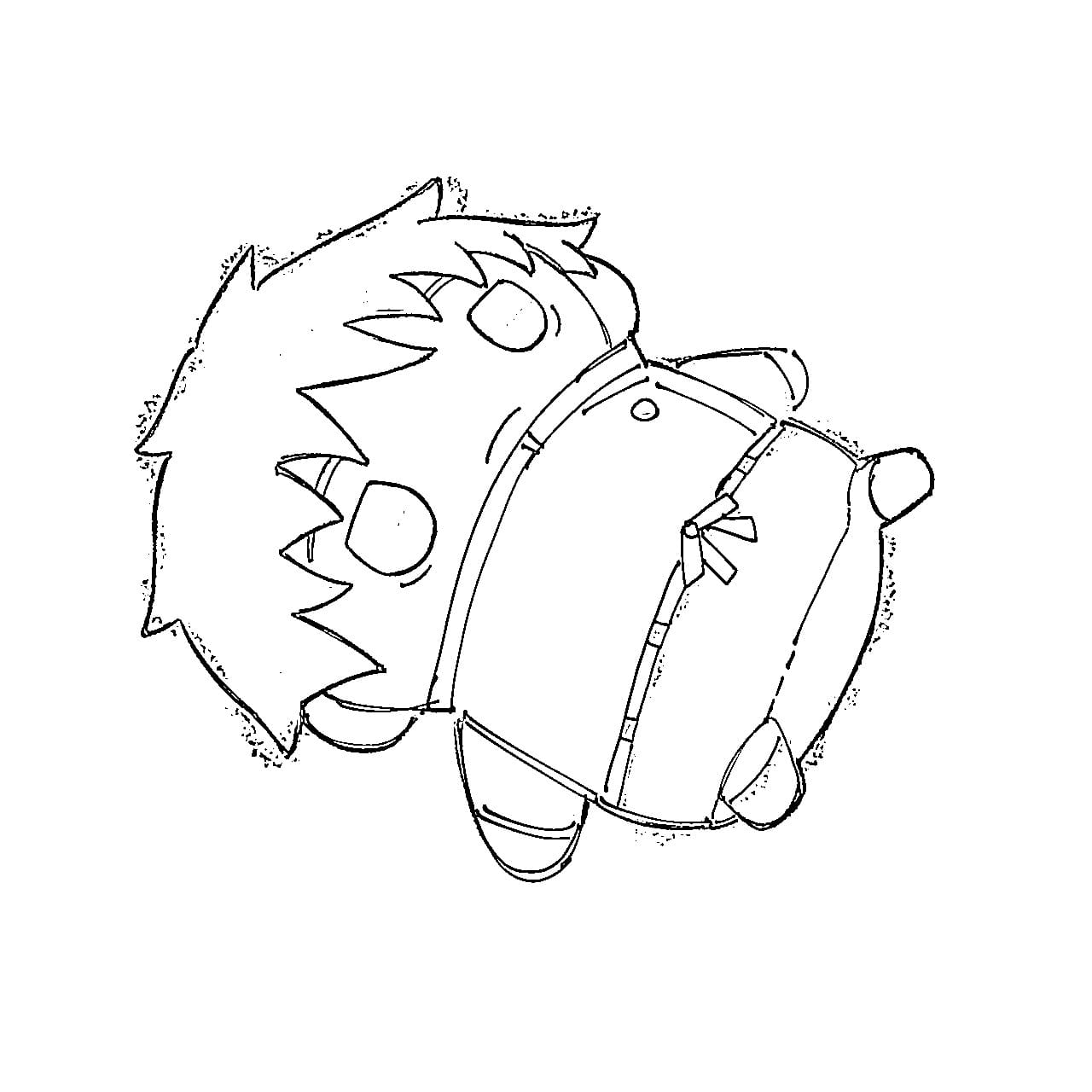 Coloriage Yuta Okkotsu chibi