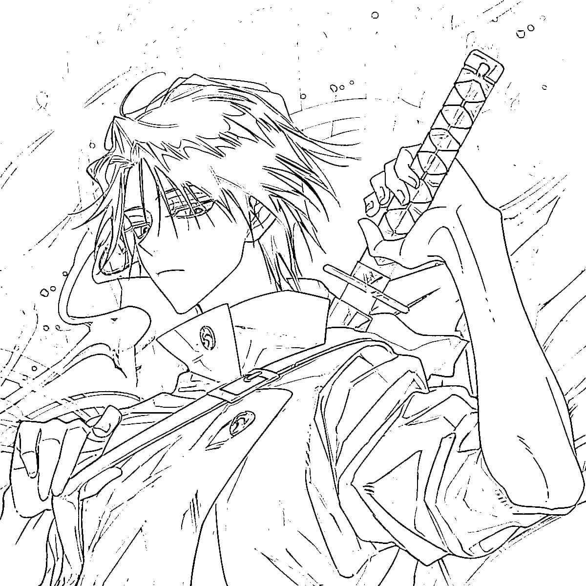 Coloriage Yuta Okkotsu cool