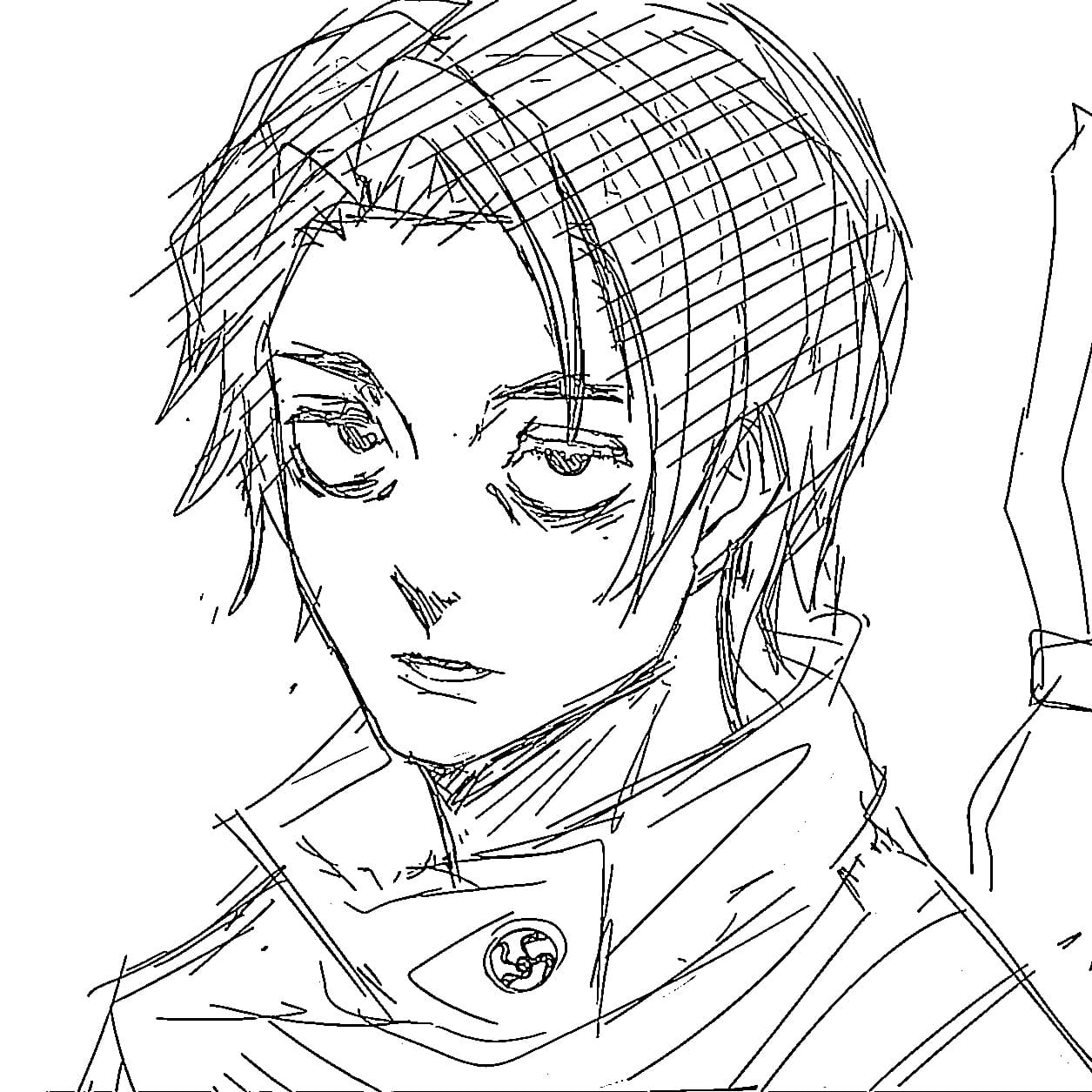 Coloriage Yuta Okkotsu imprimer