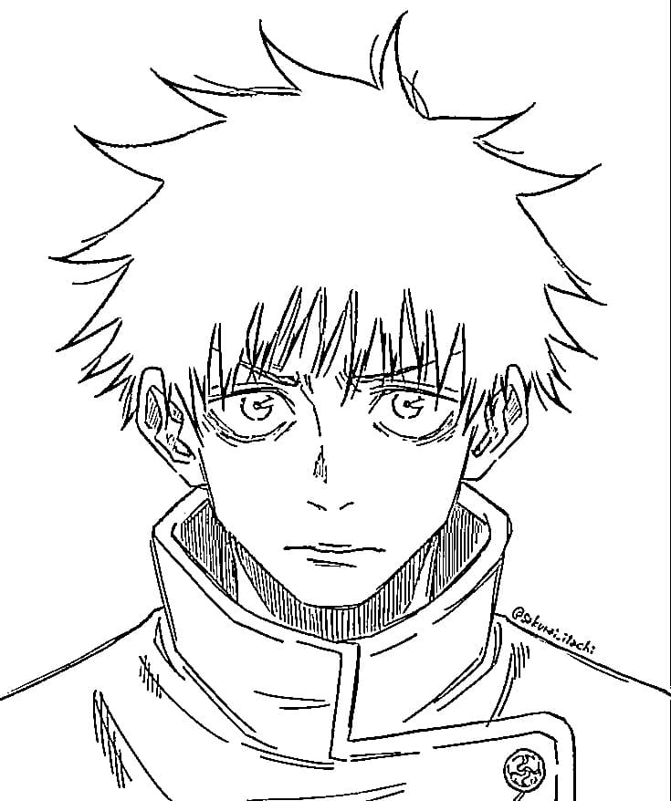 Coloriage Yuta Okkotsu