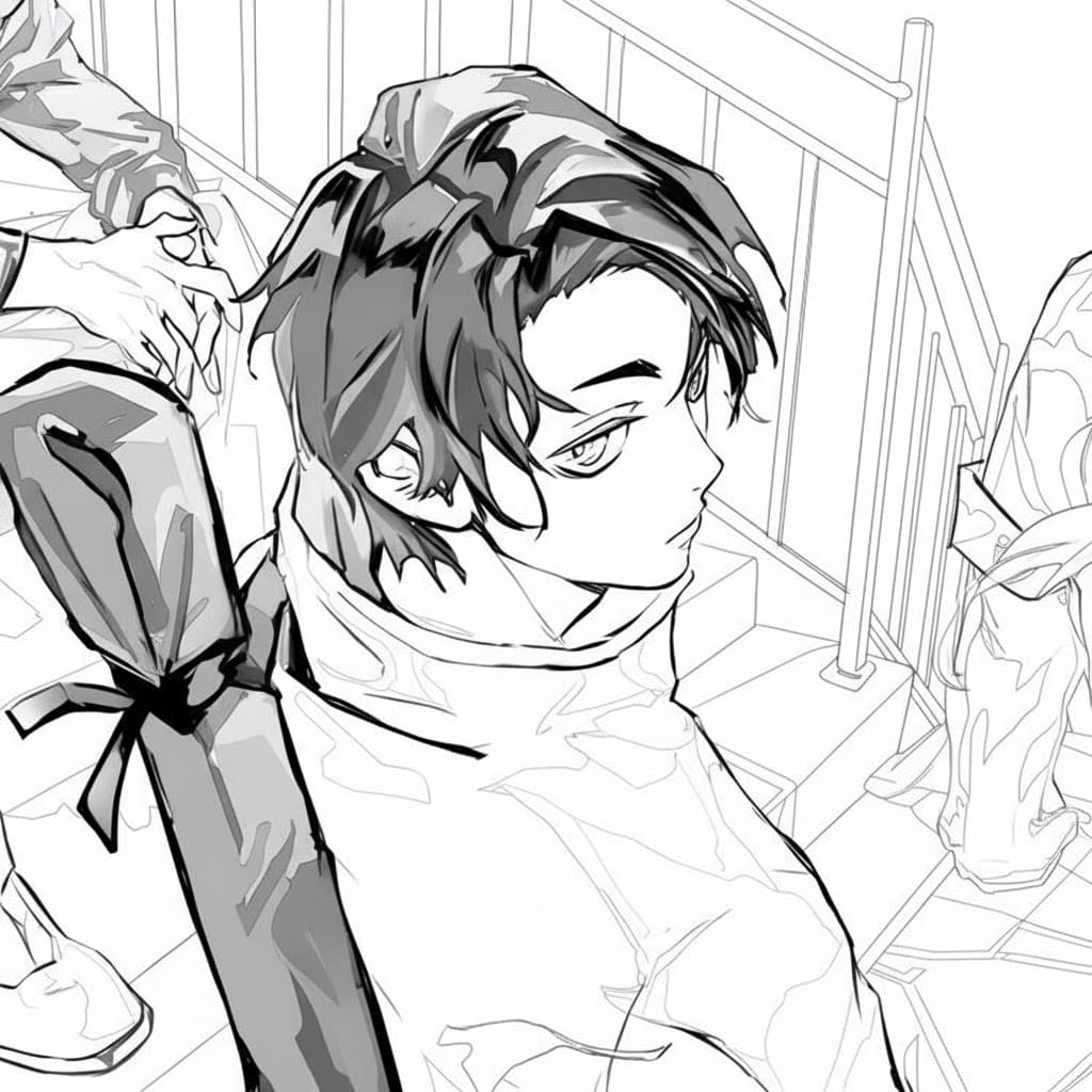 Coloriage Yuta Okkotsu prêt