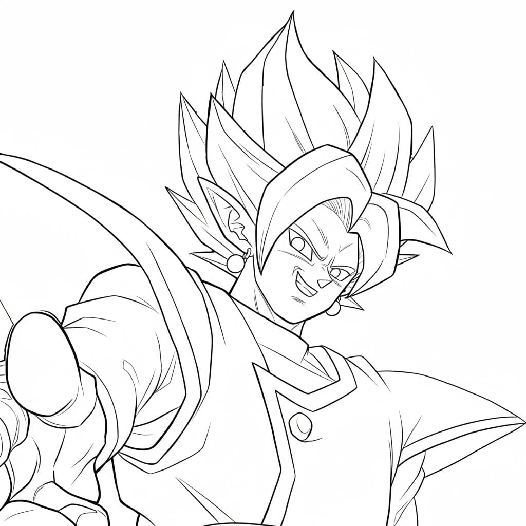 Coloriage Zamasu