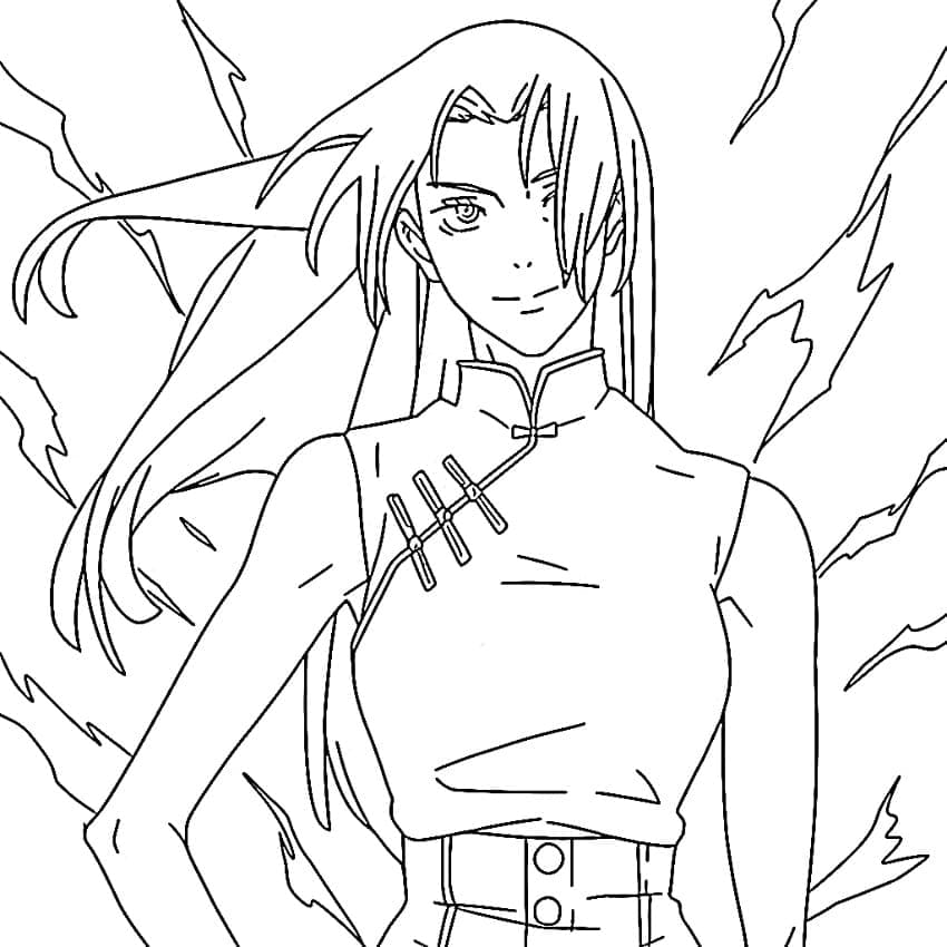 Coloriage Imprimable Yuki Tsukumo