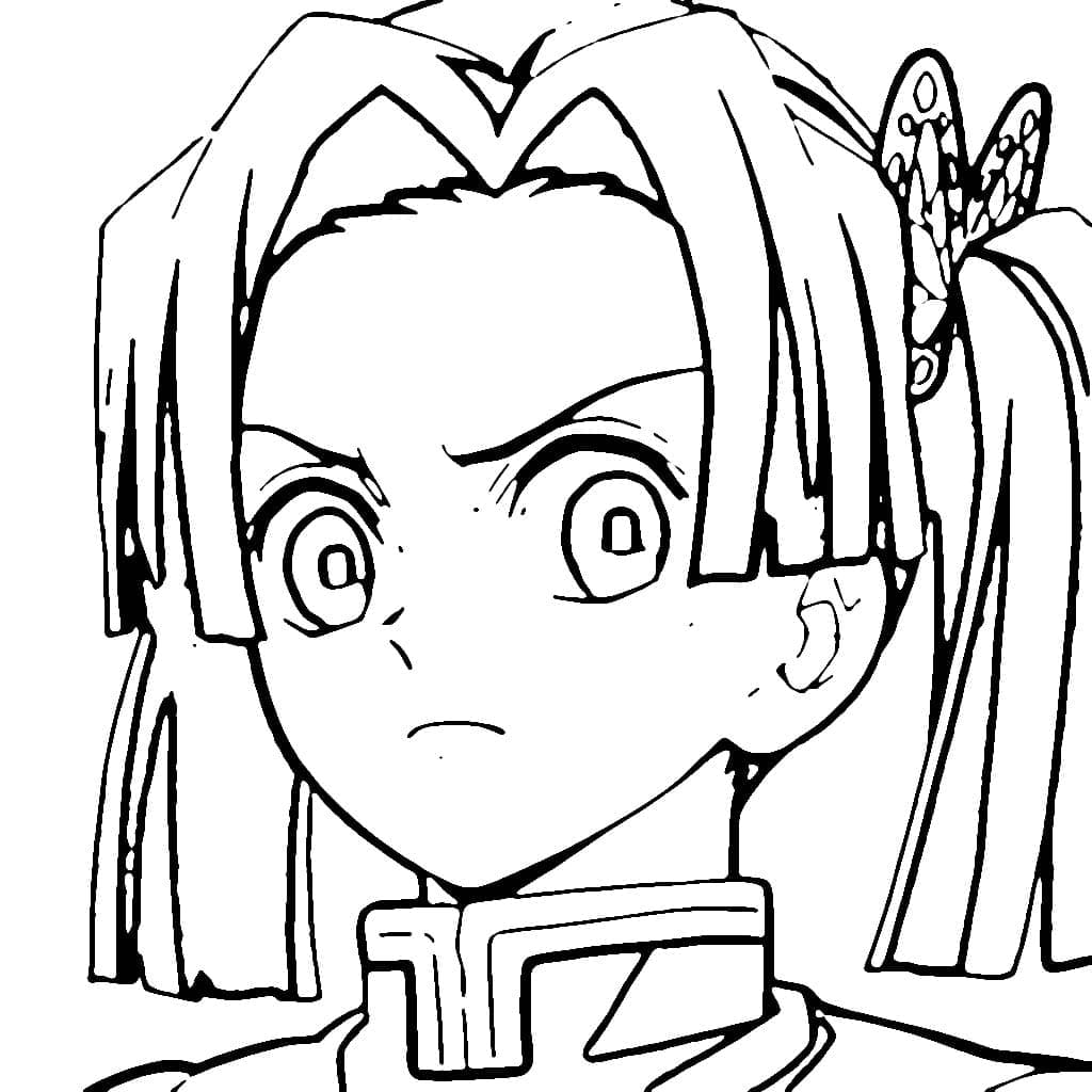 Coloriage Aoi Kanzaki affronter