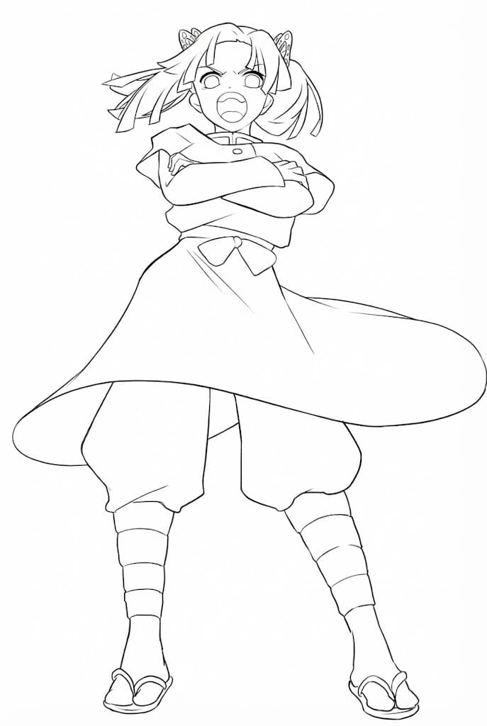 Coloriage Aoi Kanzaki cool