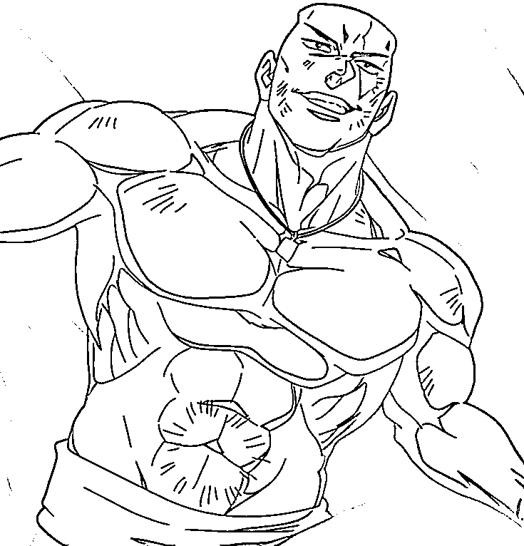 Coloriage Aoi Todo attaque