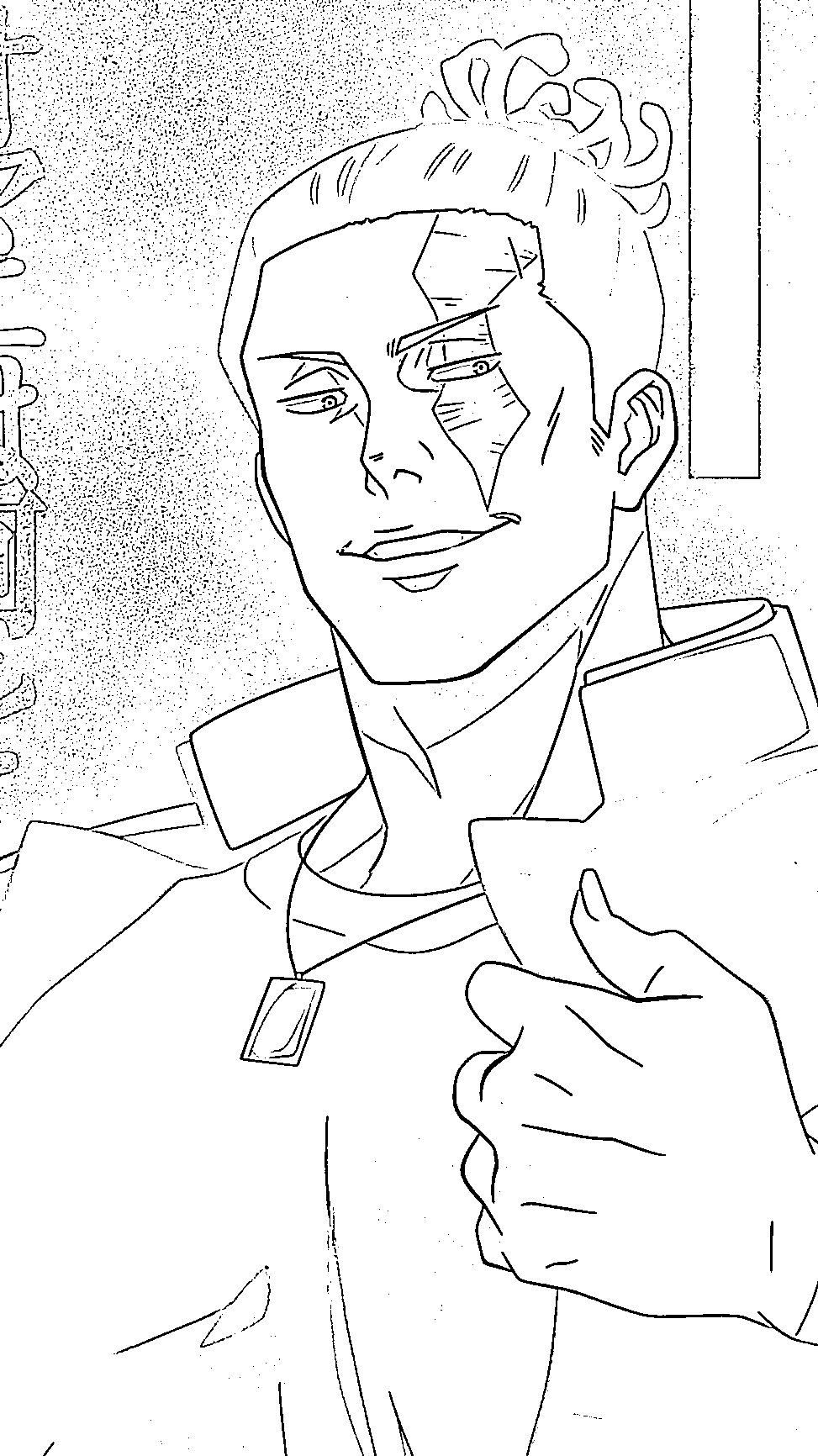 Coloriage Aoi Todo dans Anime Jujutsu Kaisen