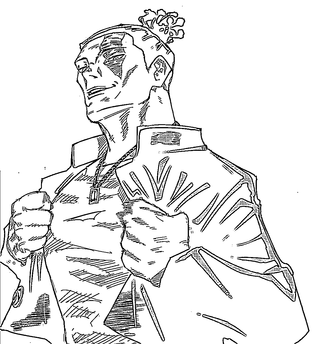 Coloriage Aoi Todo dans Jujutsu Kaisen