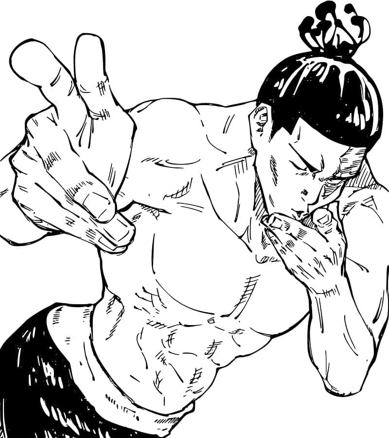 Coloriage Aoi Todo drôle