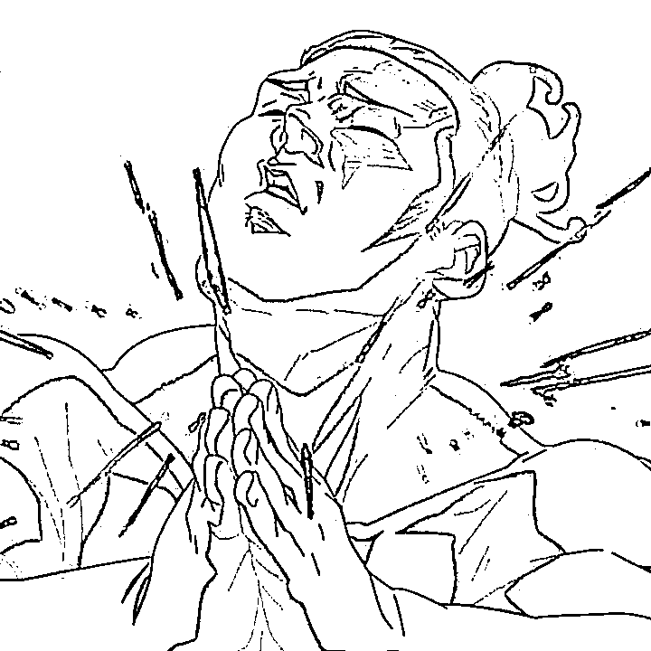 Coloriage Aoi Todo incroyable