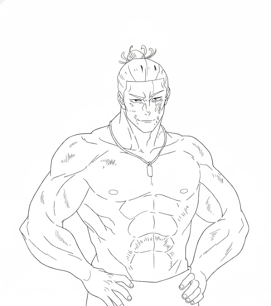 Coloriage Aoi Todo joli corps