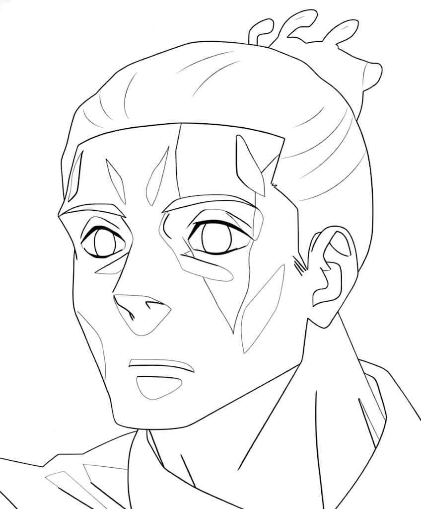 Coloriage Aoi Todo très amusant