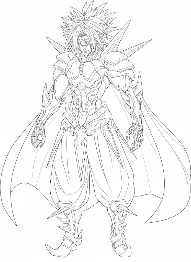 Coloriage Boros anime