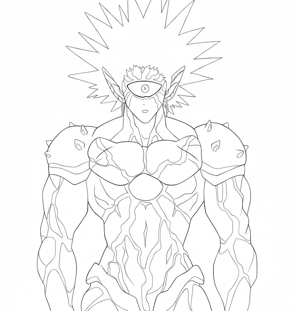 Coloriage Boros facile