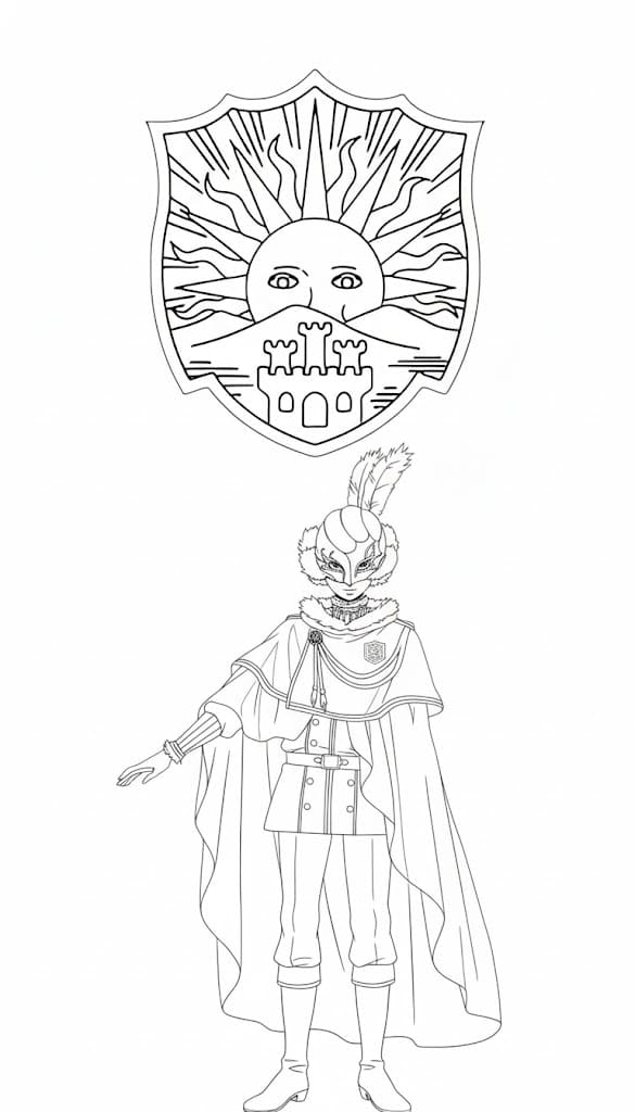 Coloriage Capitaine William Vangeance