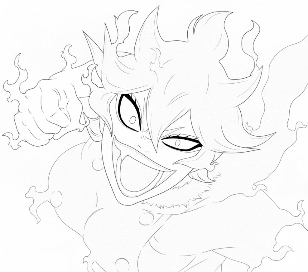 Coloriage Combat de Mereoleona Vermillion