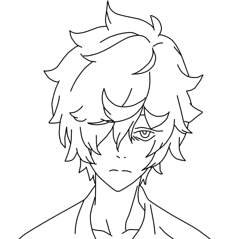 Coloriage Cool Gabimaru