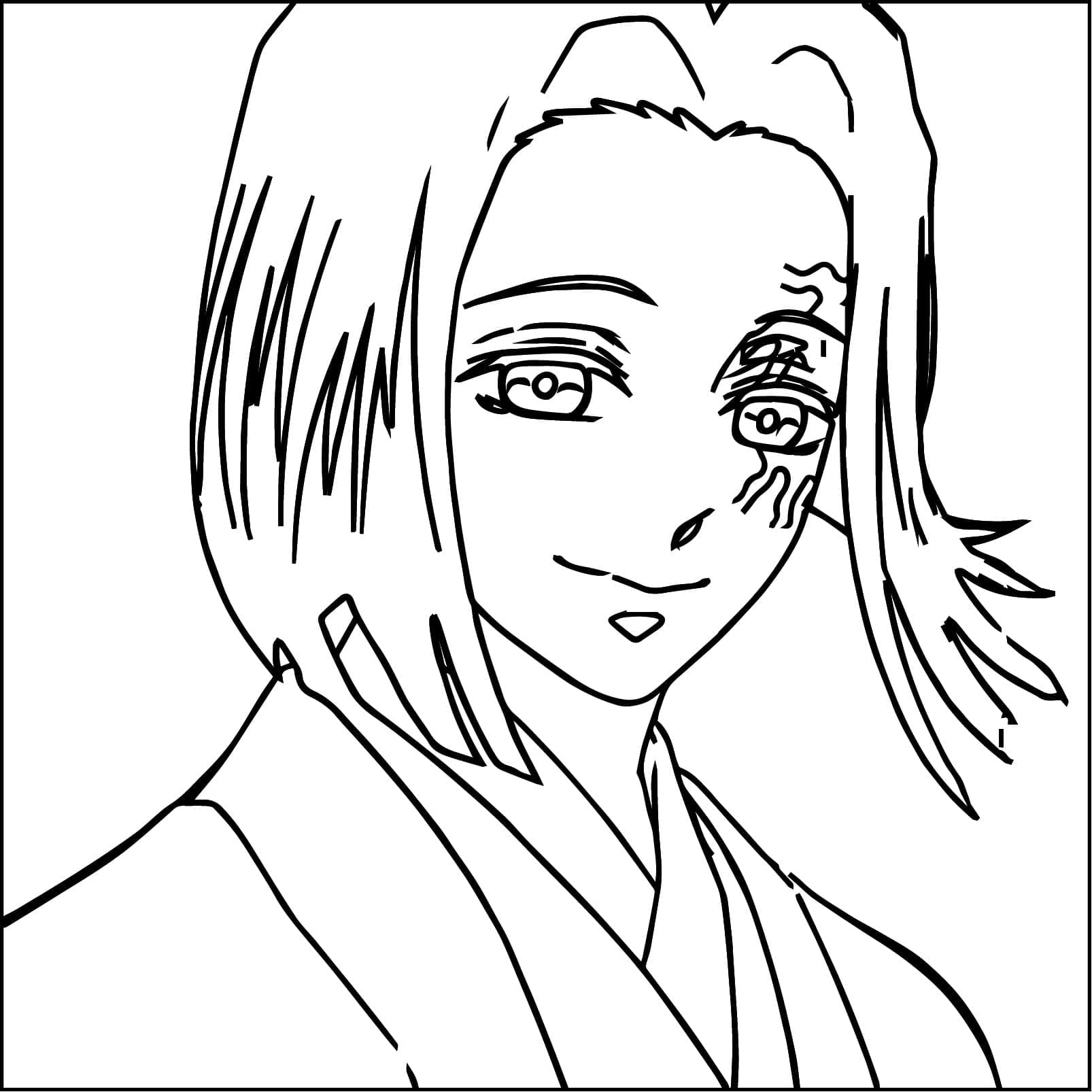 Coloriage Cool Kagaya Ubuyashiki