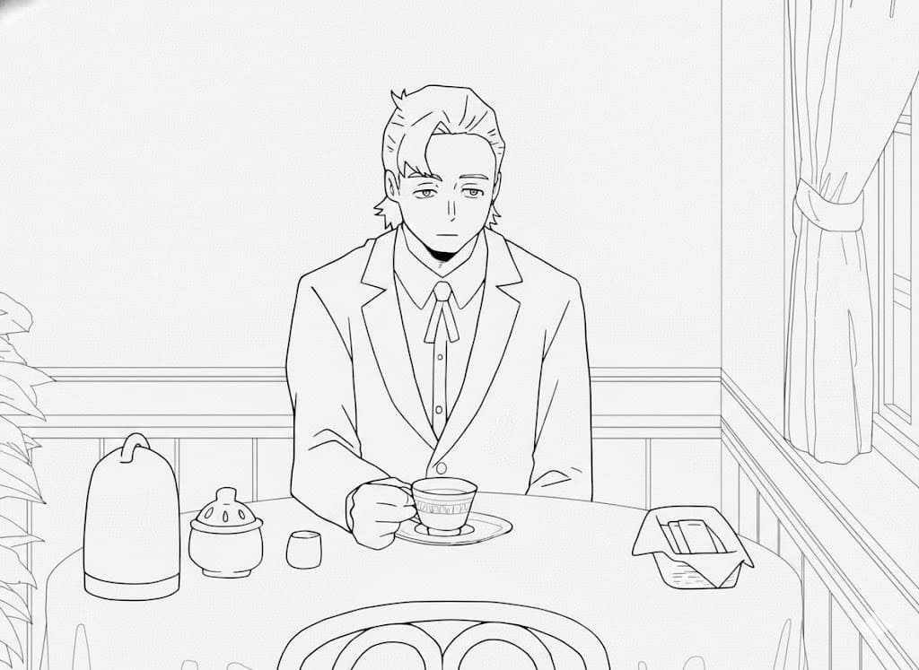 Coloriage Danjuro Tobita bon