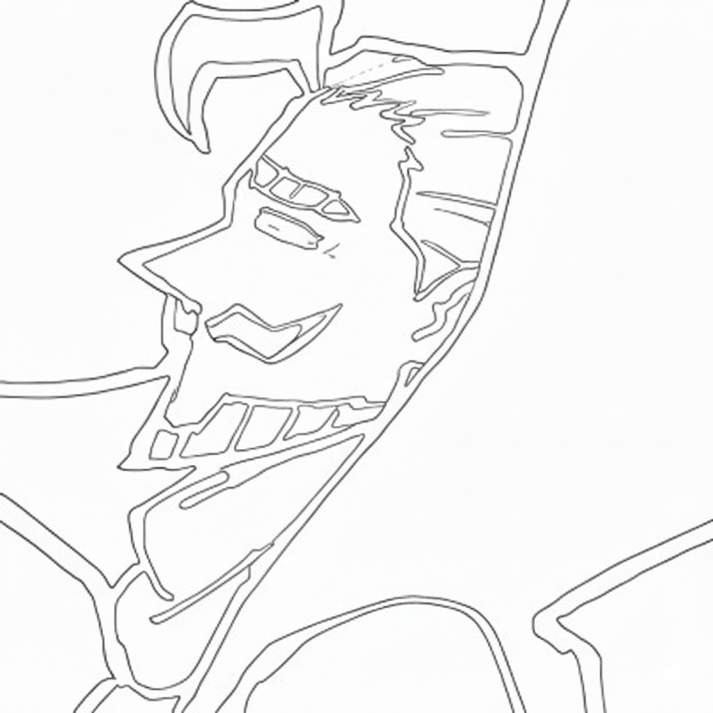 Coloriage Danjuro Tobita gratuit