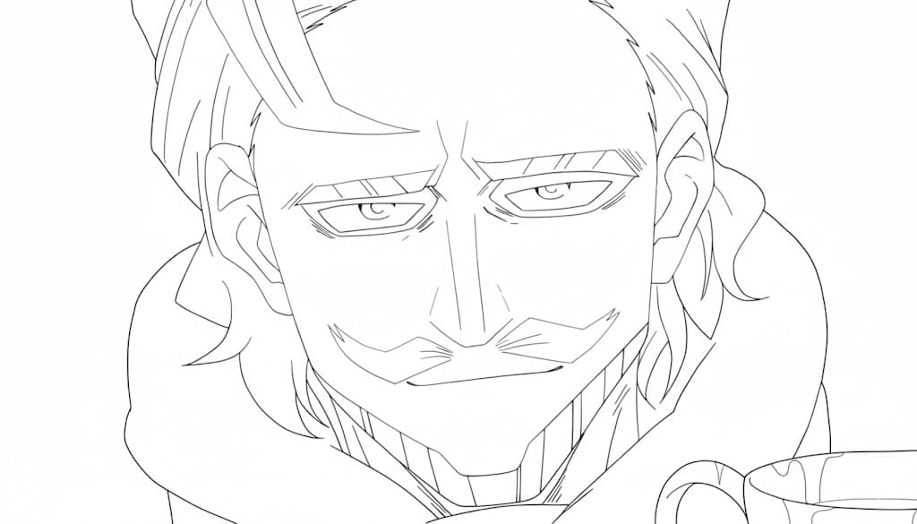 Coloriage Danjuro Tobita imprimer