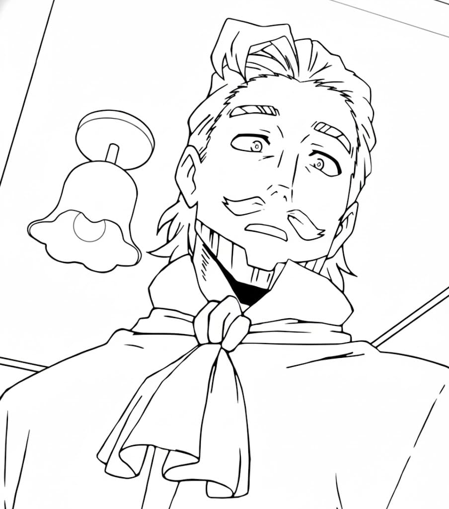 Coloriage Danjuro Tobita surprendre