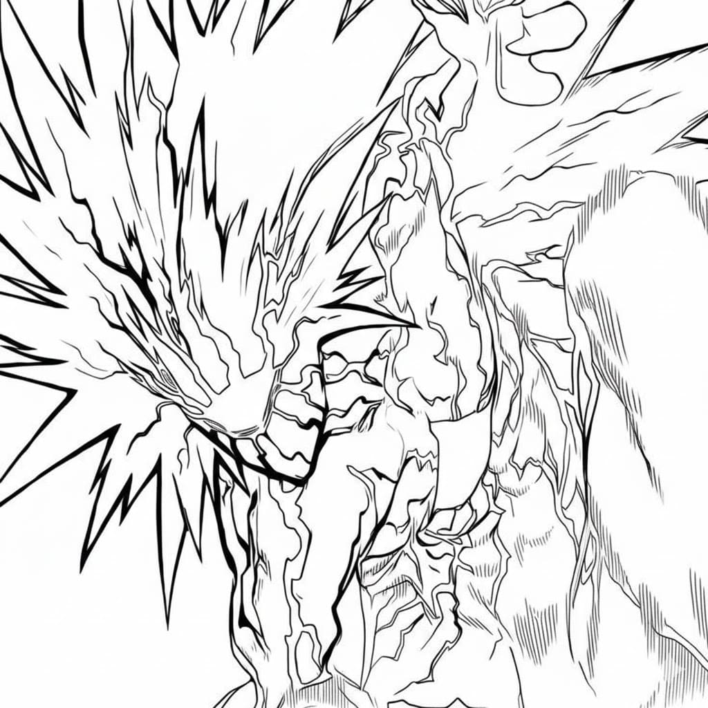 Coloriage Dessin animé de Boros