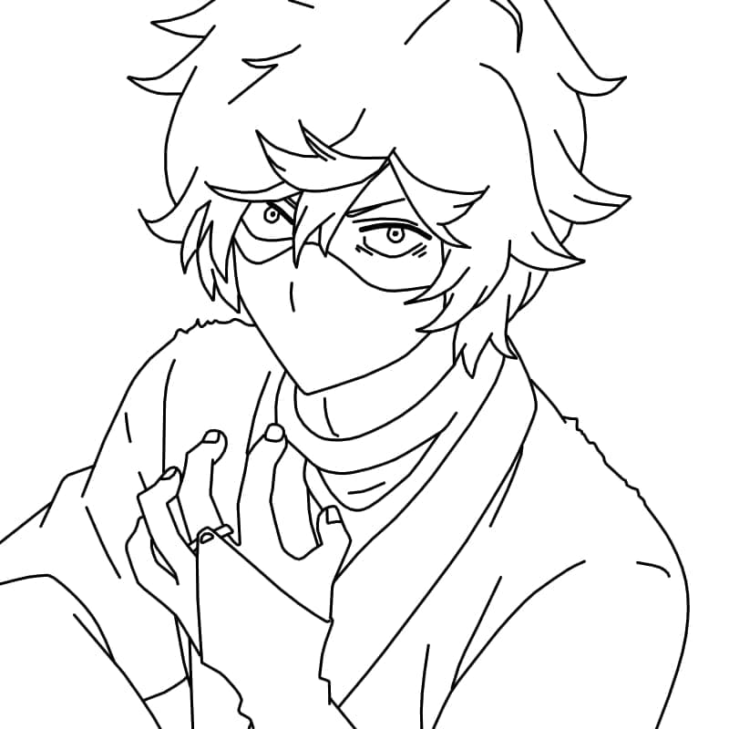 Coloriage Gabimaru génial