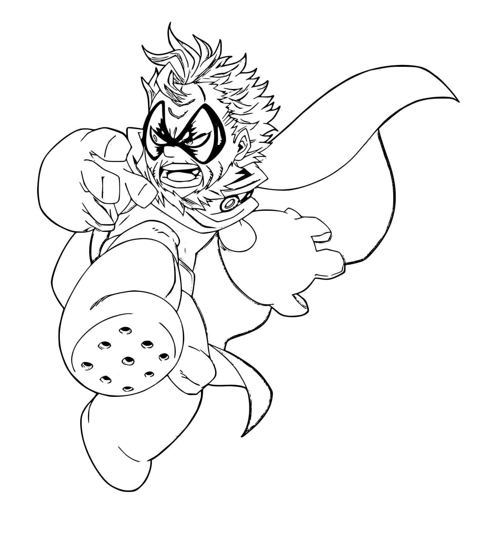 Coloriage Gran Torino dans My Hero Academia