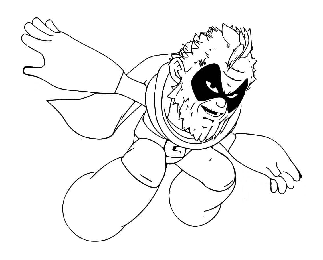 Coloriage Gran Torino de My Hero Academia