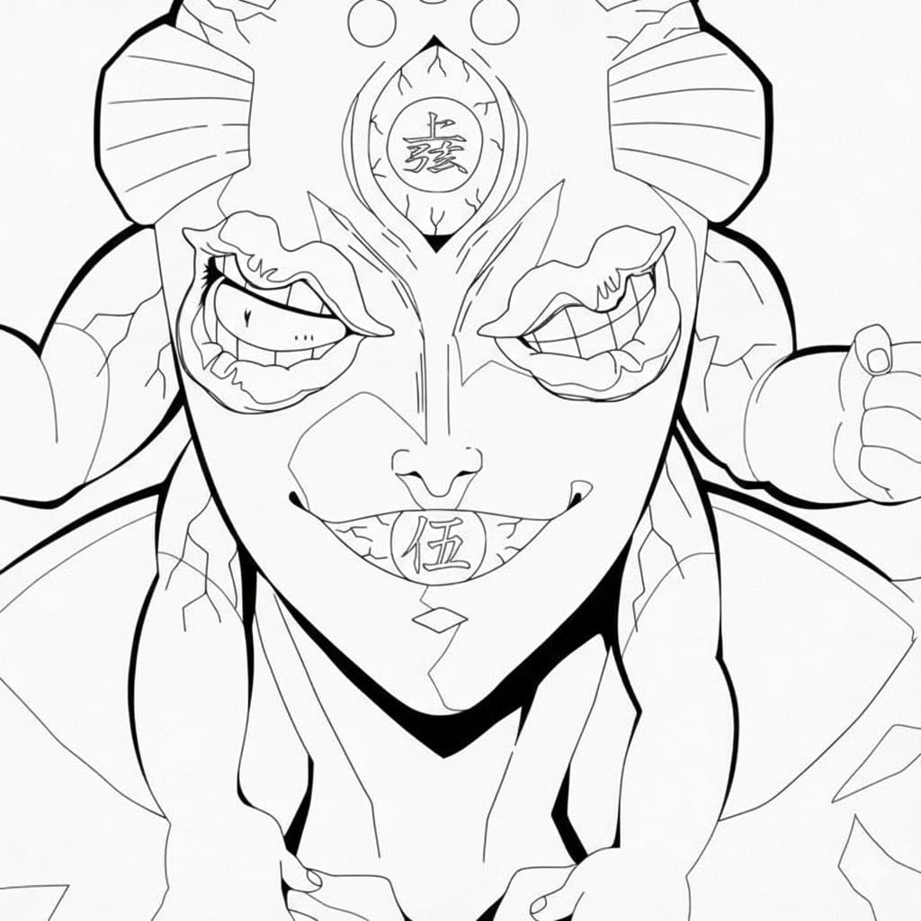 Coloriage Gyokko heureux