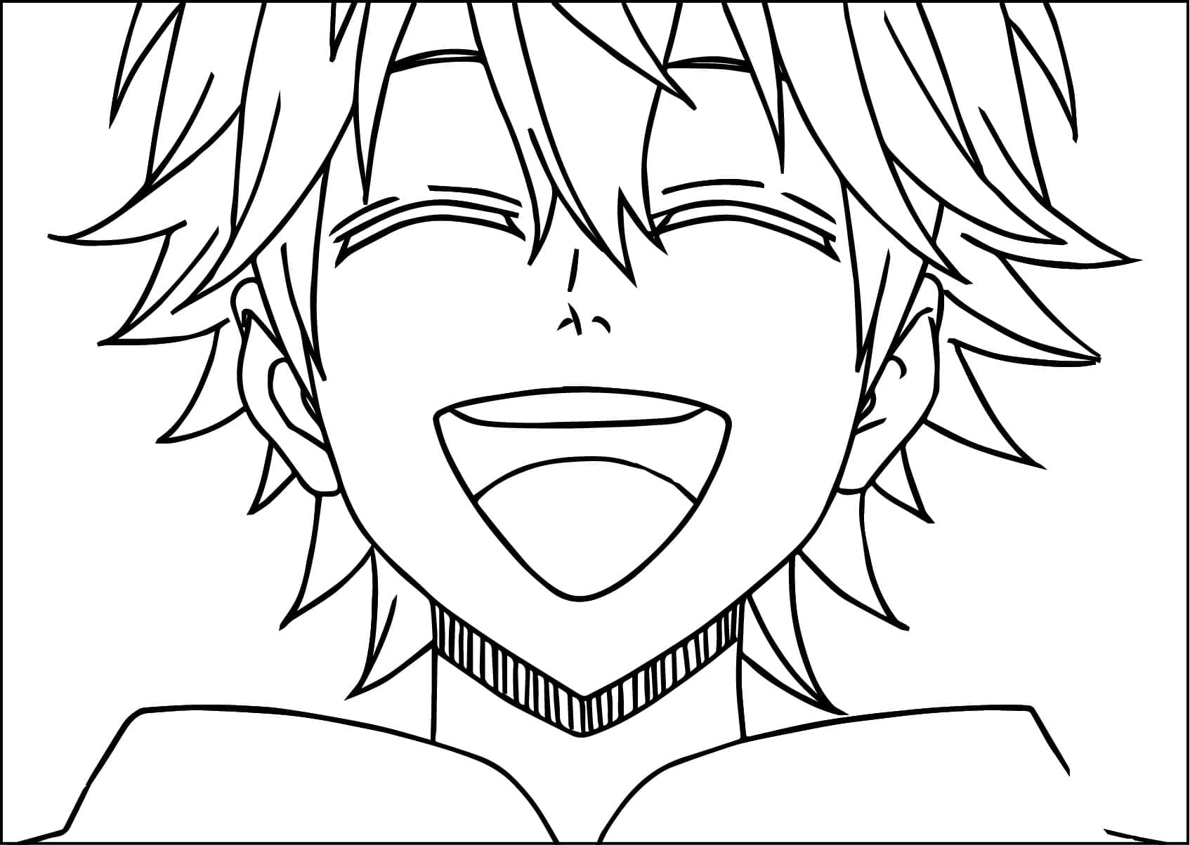 Coloriage Heureux Luck Voltia