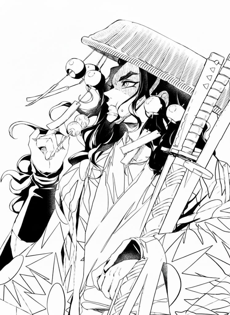 Coloriage Hotaru Haganezuka cool