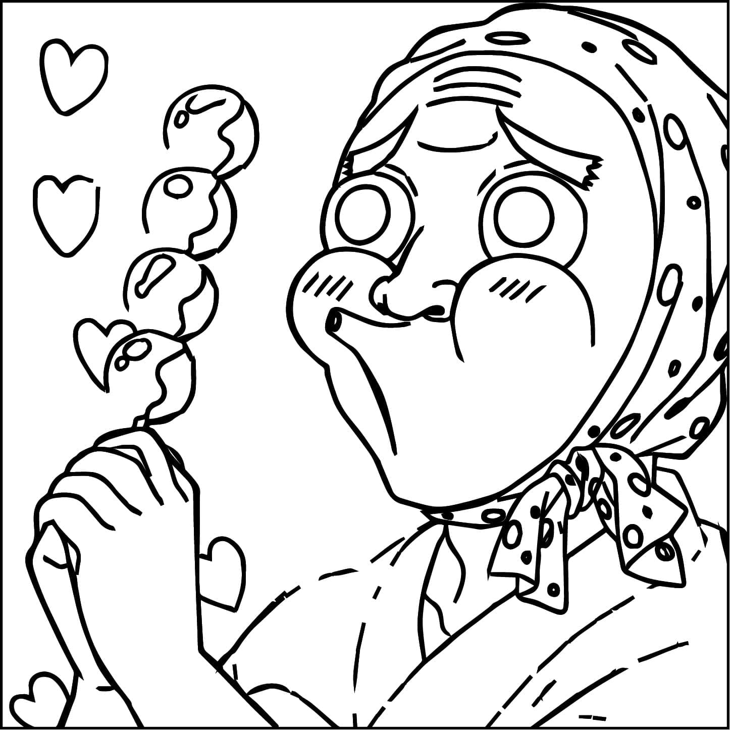 Coloriage Hotaru Haganezuka dans Demon Slayer