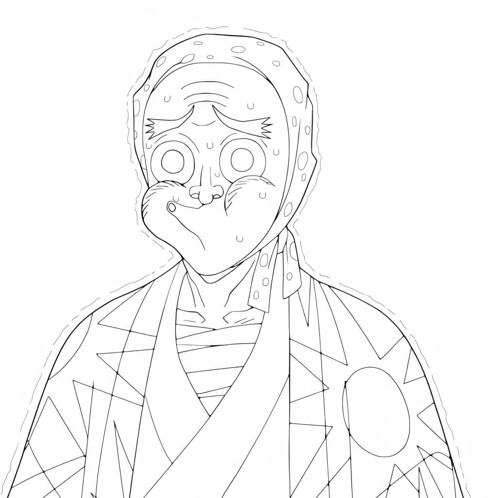 Coloriage Hotaru Haganezuka imprimable